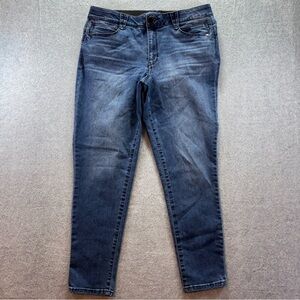 Democracy  "AB" Solution Womens size 16 Dark Wash Blue Stretch